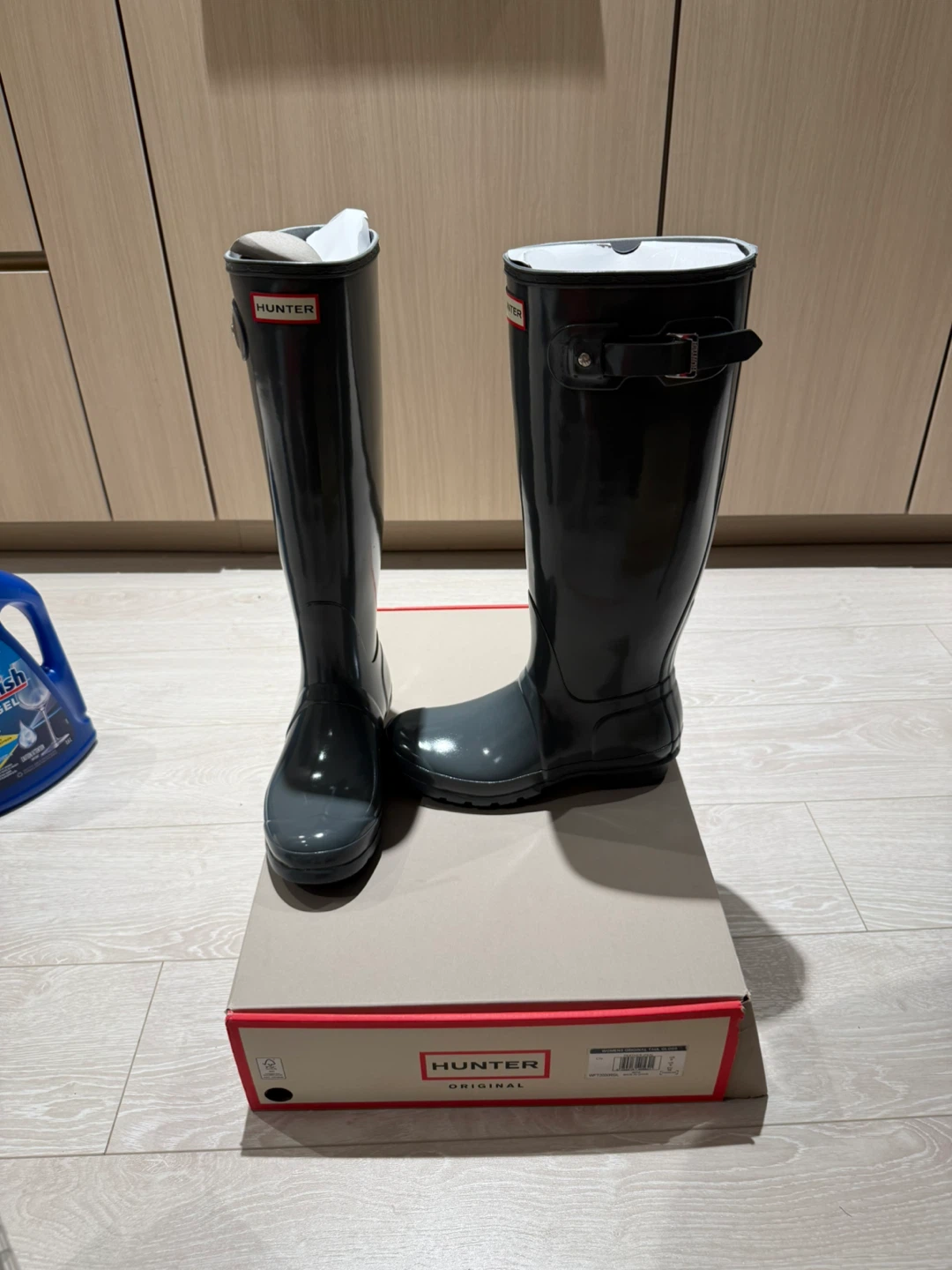 Hunter Original Tall Rain Boots - Dark Grey