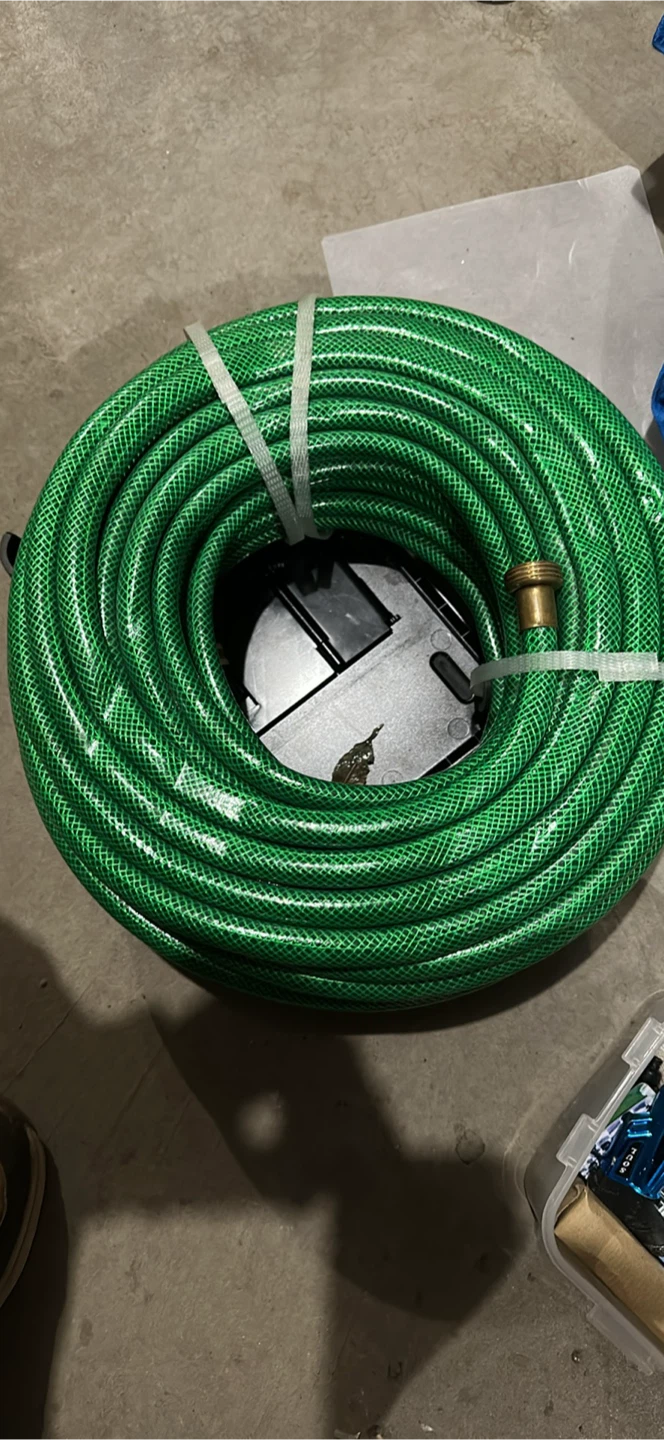 Green Garden Hose
