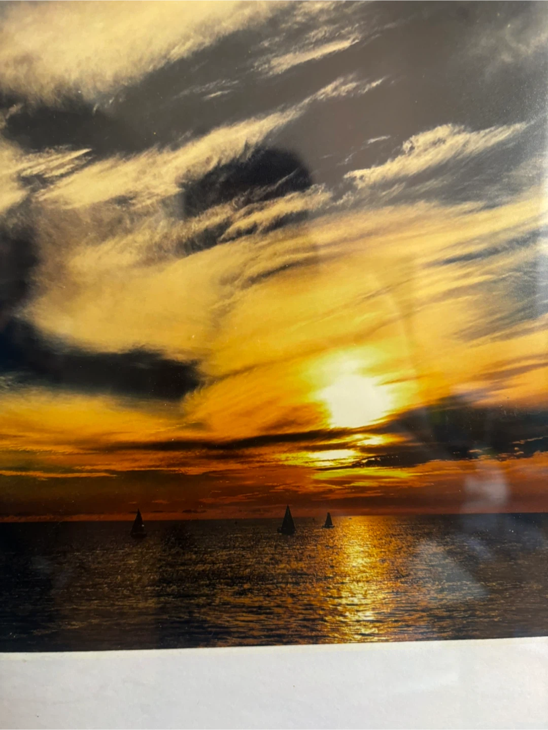 Framed Sunset Seascape Wall Art - photo 2