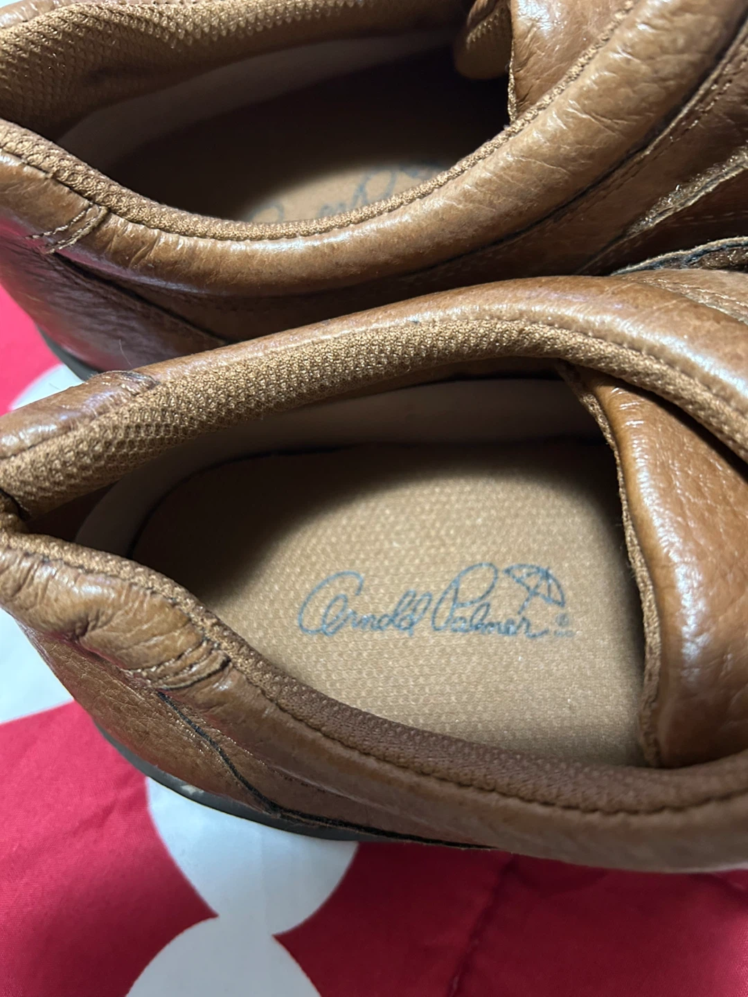Arnold Palmer Men's Brown Leather Shoes Size 10.5 - photo 2