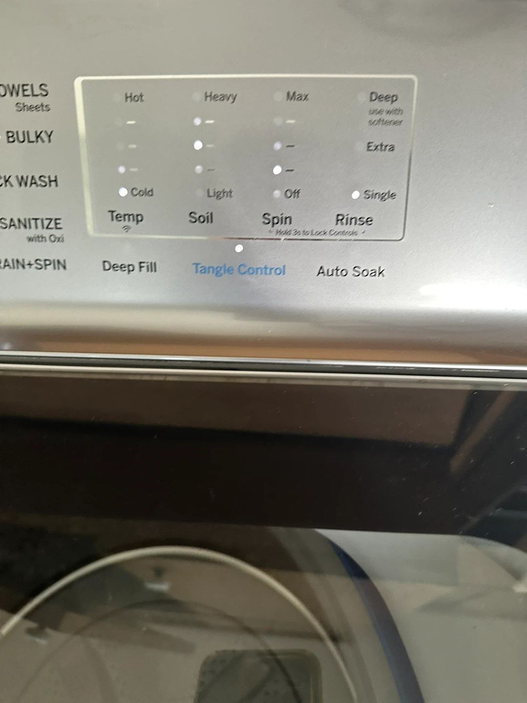 GE Profile Top Load Washing Machine - photo 3