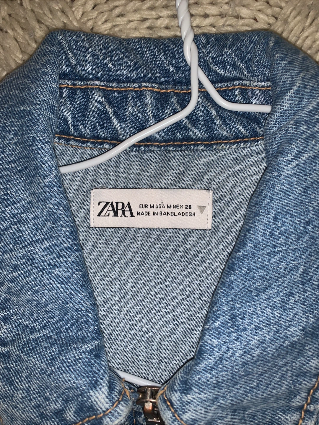 ZARA Sleeveless Denim Dress - Size M (US 28) - photo 2