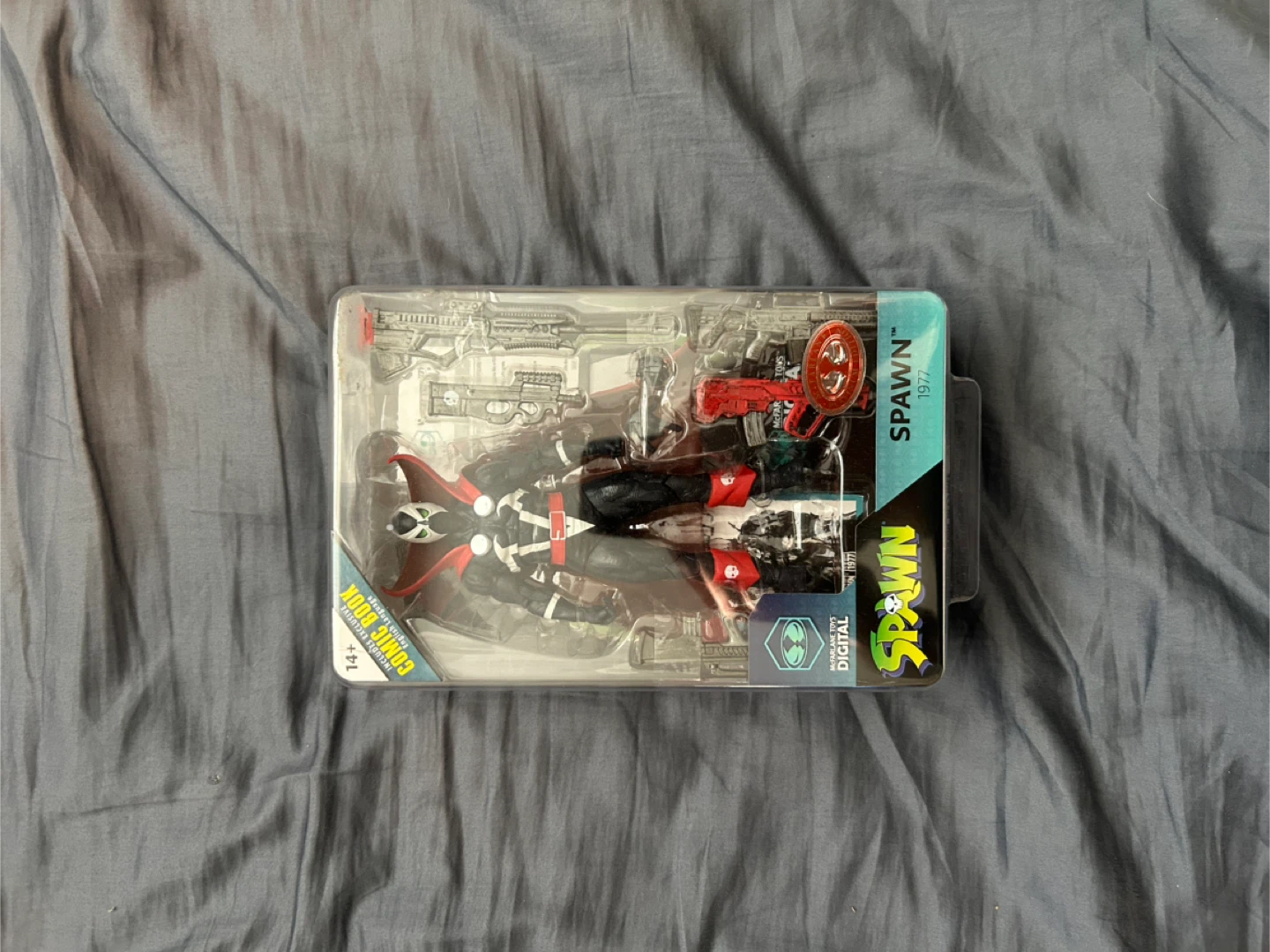 McFarlane Toys Spawn Action Figure with Comic Book