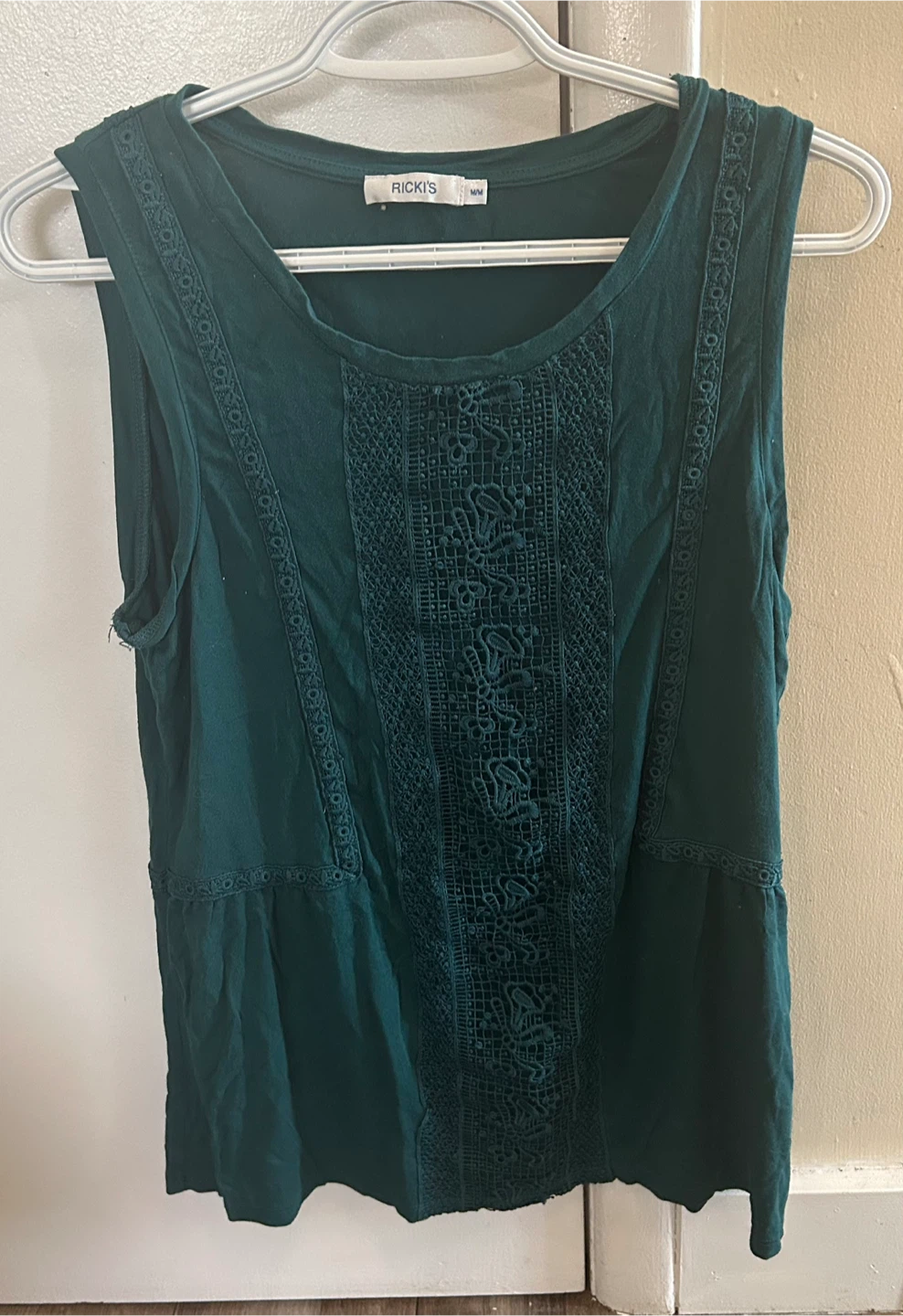 Ricki's Sleeveless Top - Teal M/M