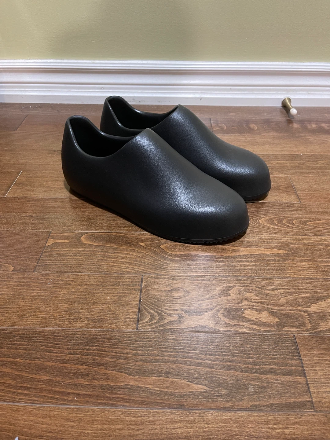 Yeezy SL02 Black Slip-On Clogs Size 12