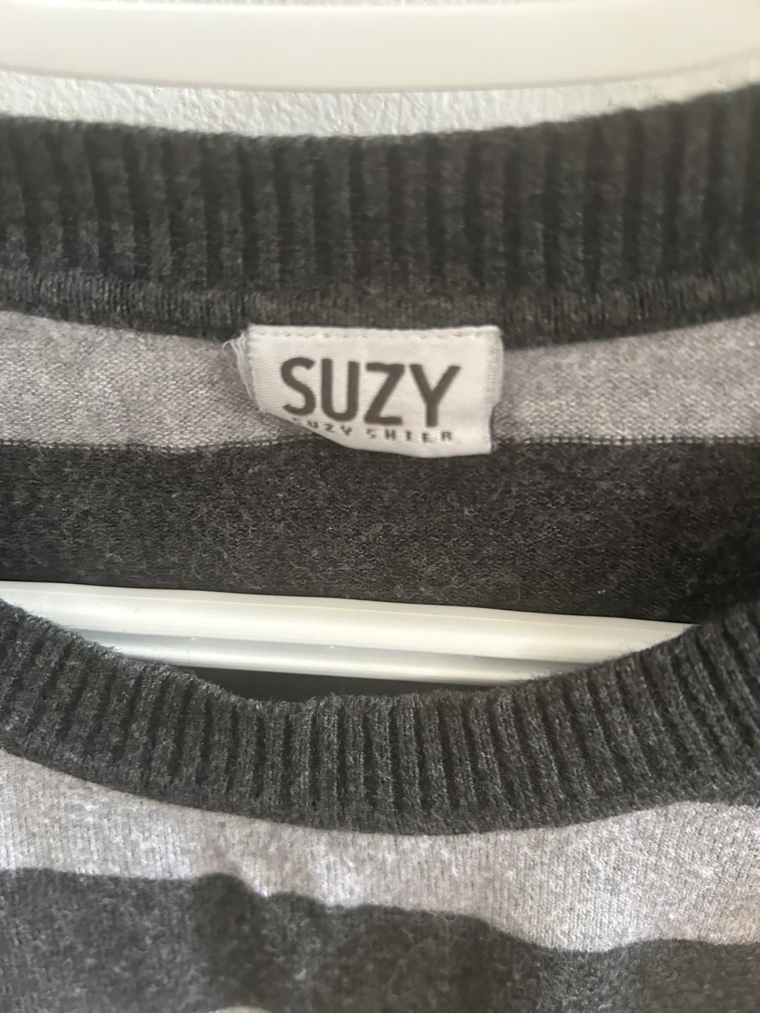 Suzy Shier Striped Long-Sleeve Sweater - photo 2