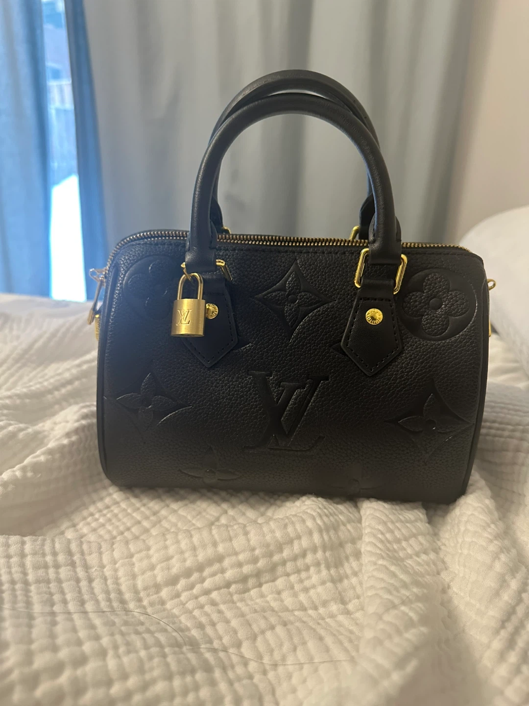 Black Monogram Empreinte Leather Bag