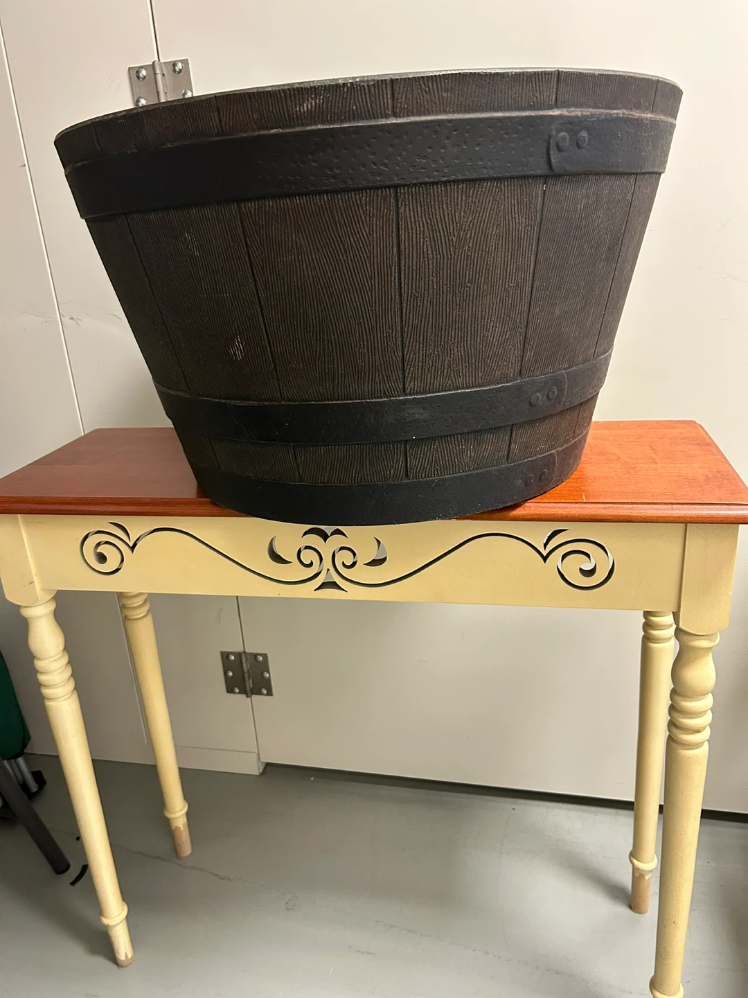 Decorative Barrel Planter