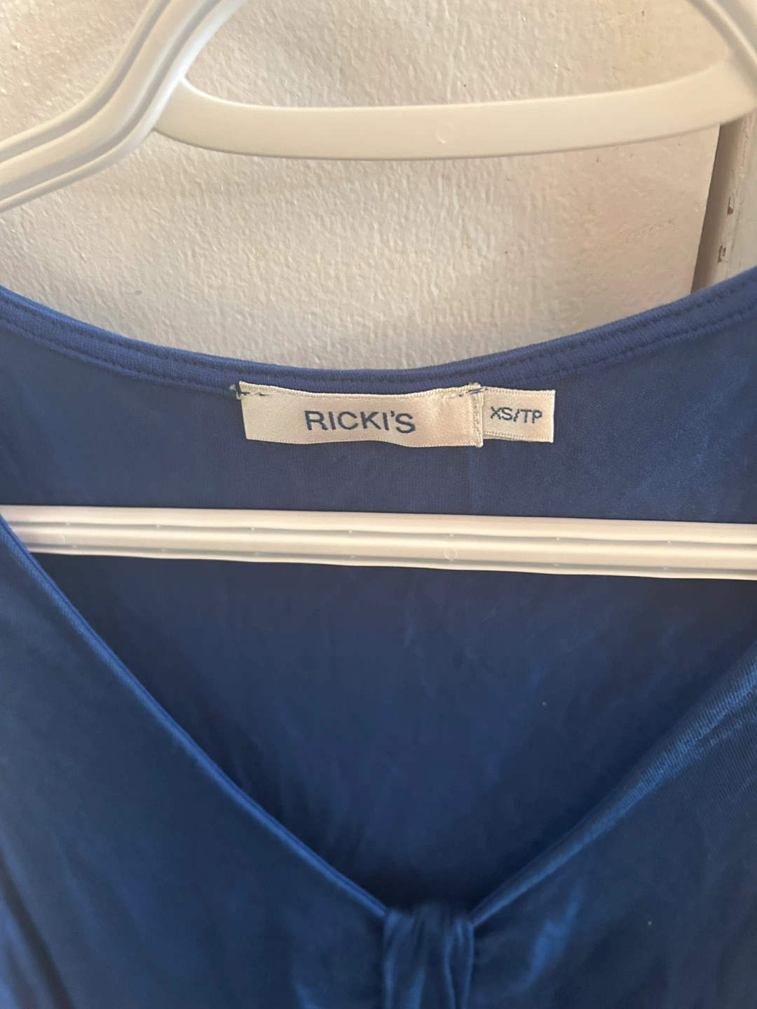 Ricki's Blue V-Neck Tank Top - XS/TP - photo 2
