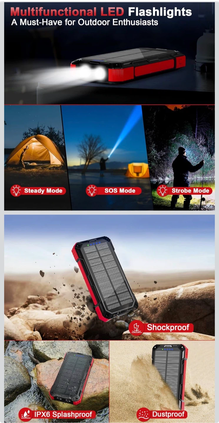 49800mAh Solar Power Bank - photo 4