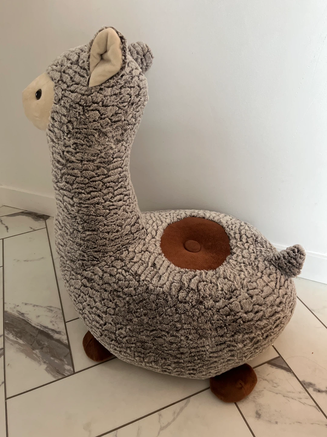 Plush Llama Stool / Seat - photo 3