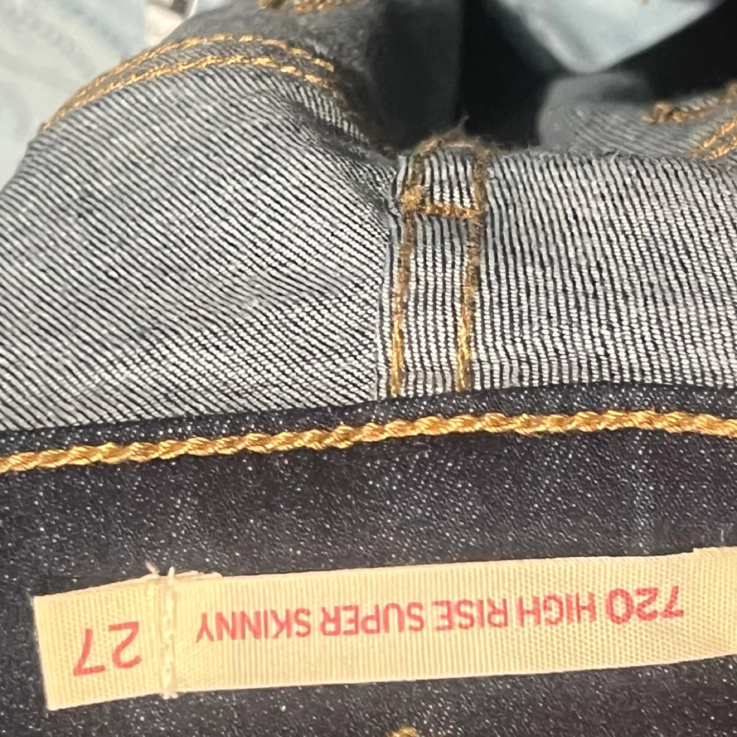 Levi's 720 High Rise Super Skinny Jeans - Size 27 - photo 2