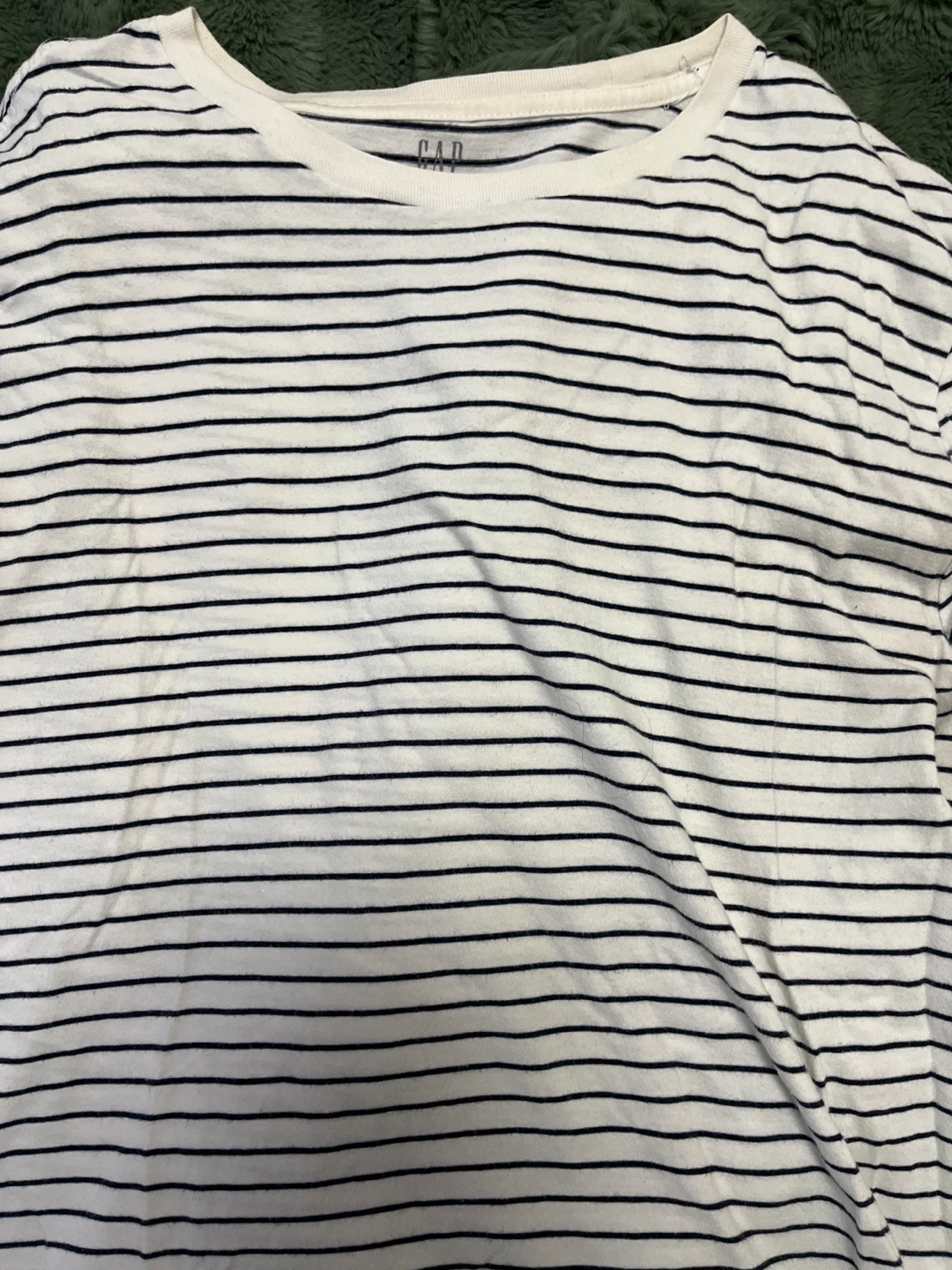 GAP Striped Long Sleeve T-Shirt Size LARGE