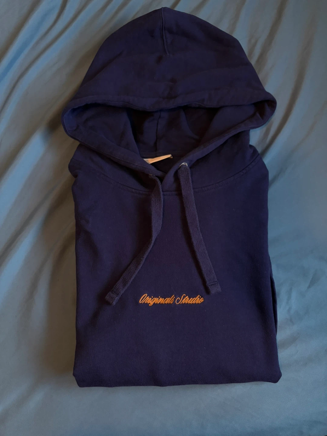 Jack & Jones Originals Navy Blue Hoodie - Size XL