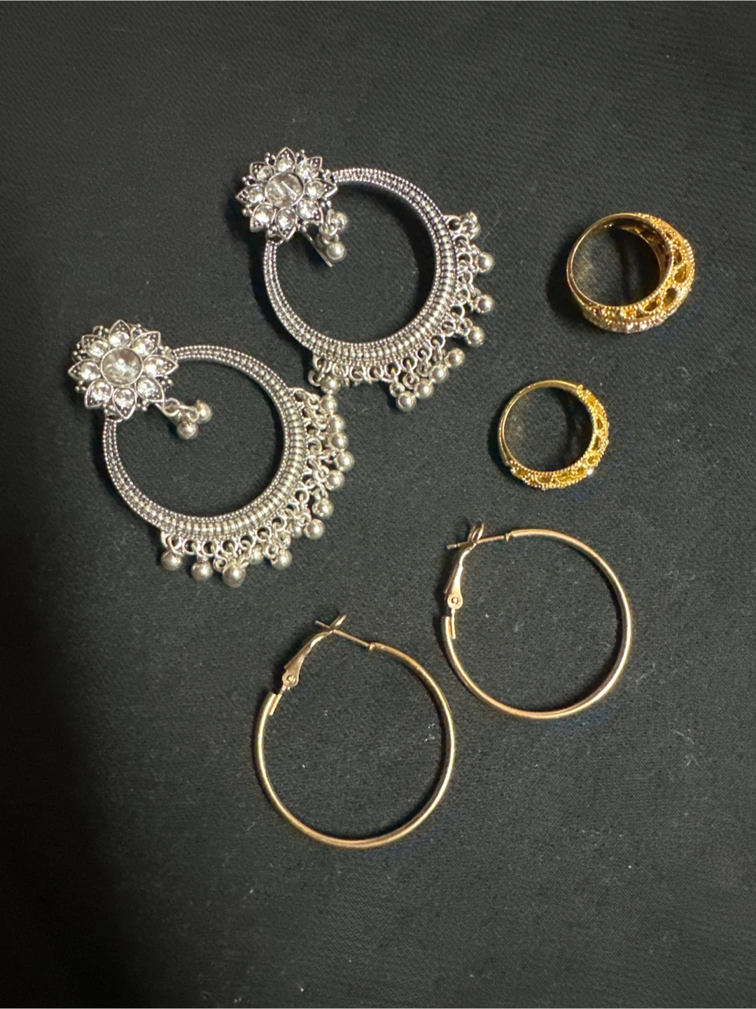 Assorted Earrings and Rings Set