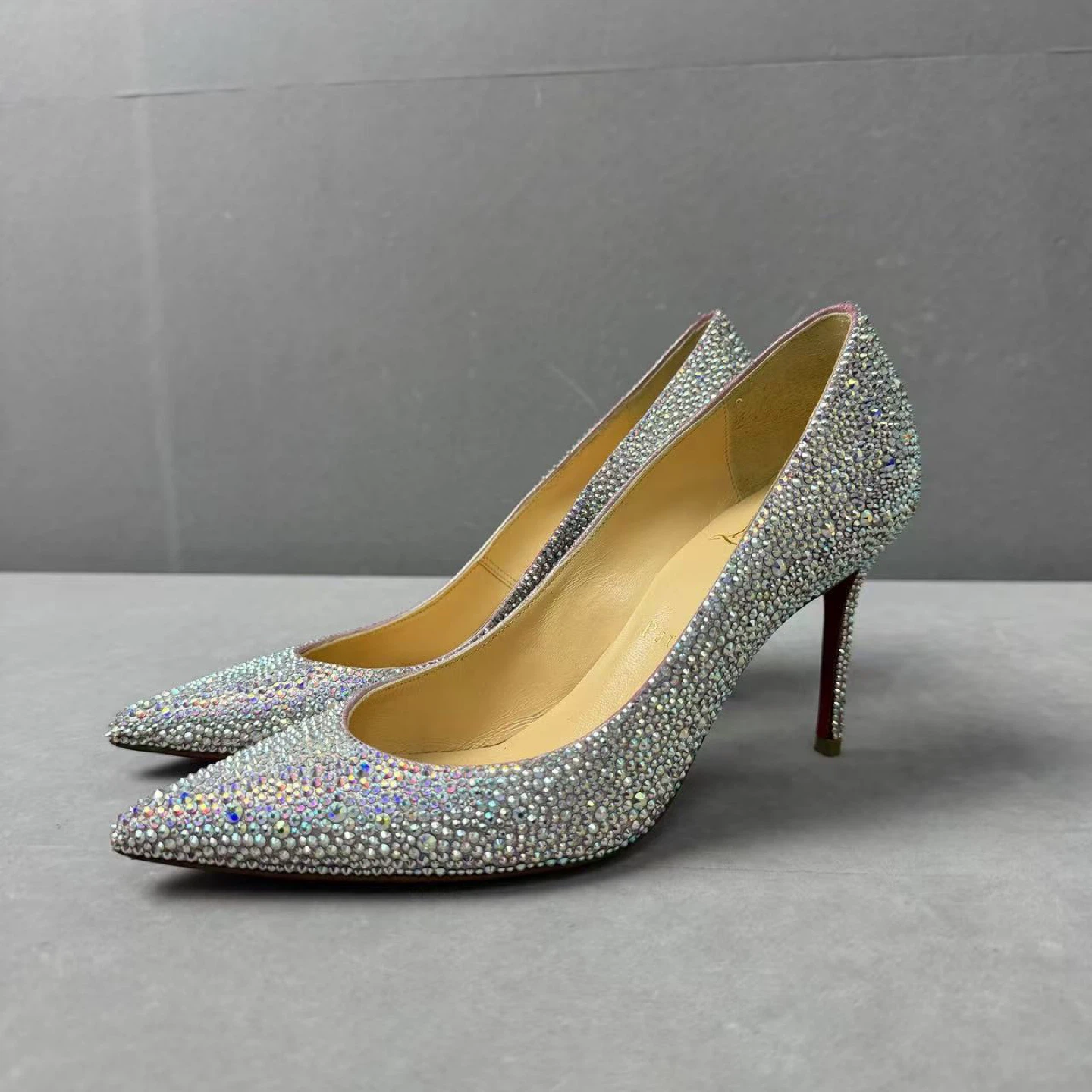 Authentic Christian Louboutin Glitter Heels