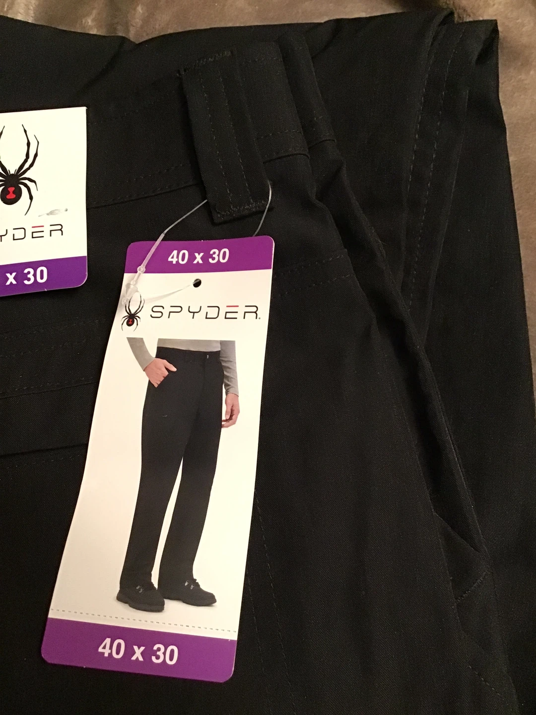 Spyder & Kenneth Cole Men's Pants (40x30) - Black & Olive - photo 3