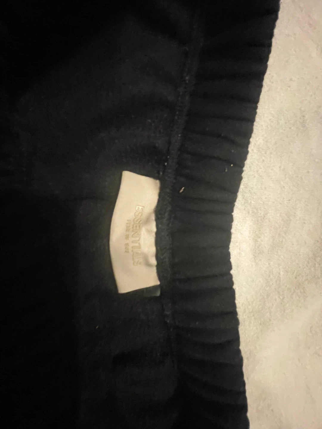 Black Essentials Sweatpants Size L - photo 3