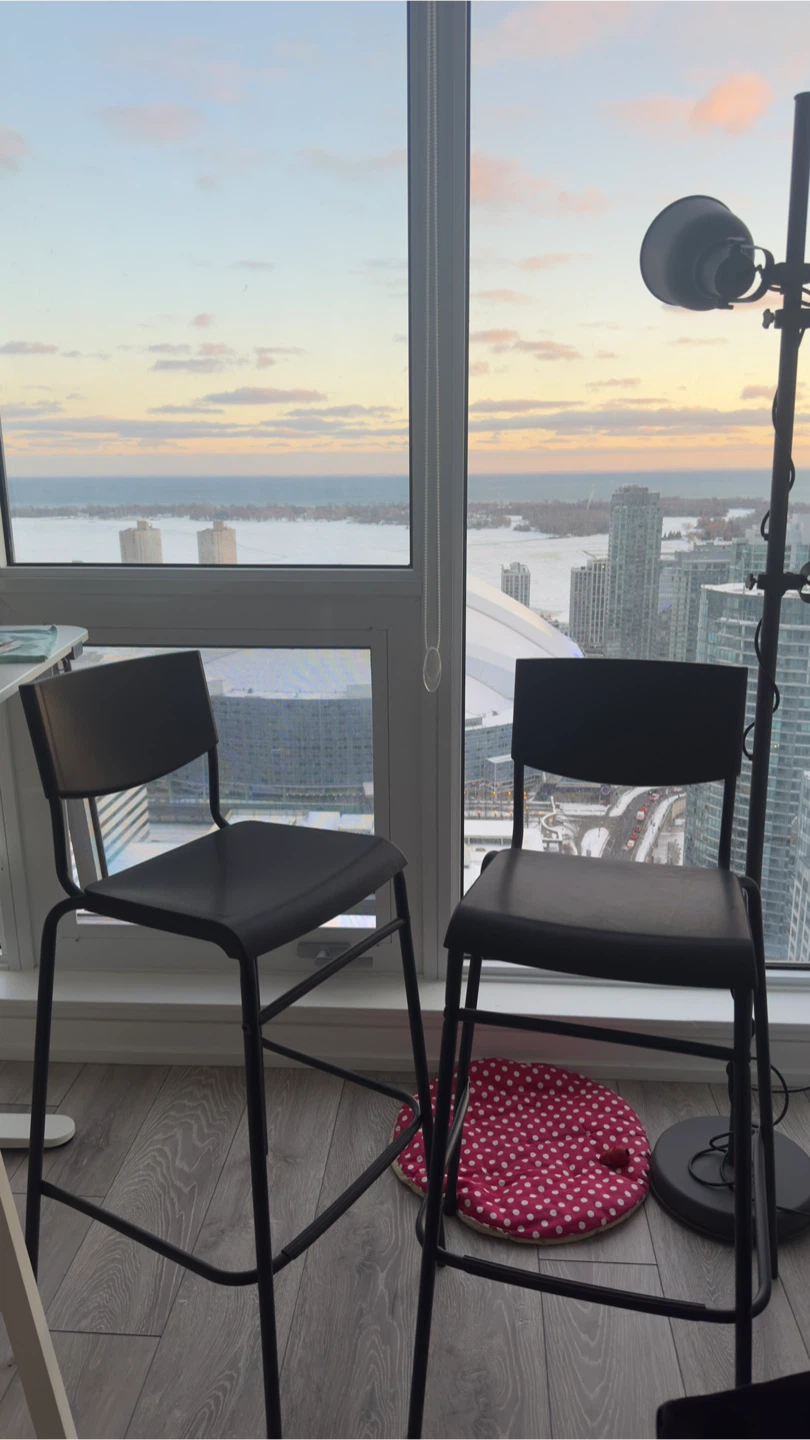 Selling 2 IKEA bar stools for $30 (for both)