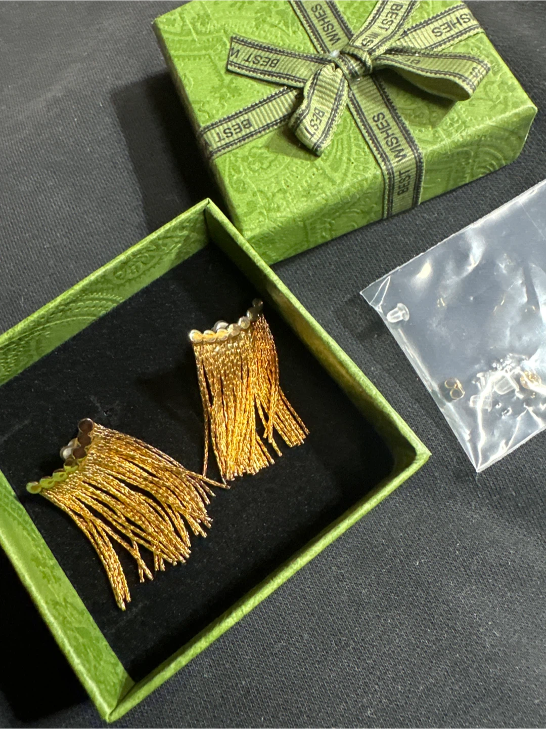 Gold Tassel Earrings