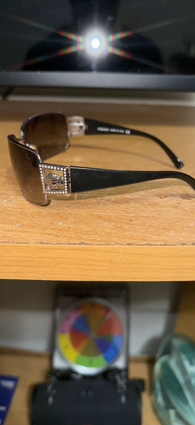Versace Sunglasses - Black with Medusa Detail
