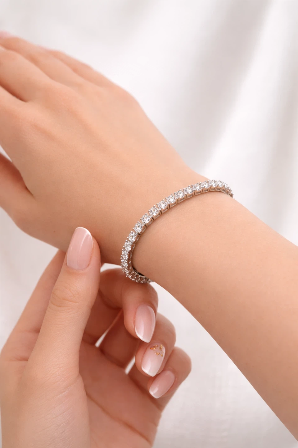 Moissanite Tennis Bracelet with GRA Certificate - photo 2