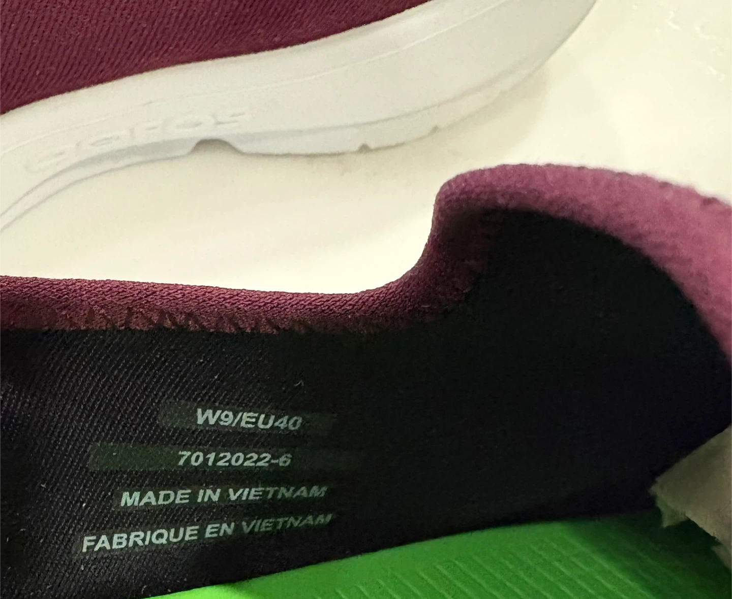 OOFOS OOmg EEzee Slip On Shoes Burgundy - photo 4