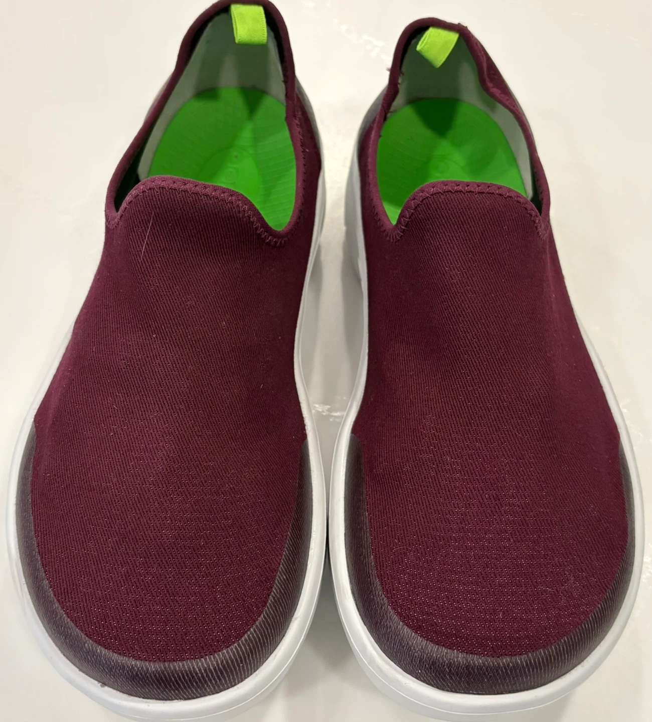 OOFOS OOmg EEzee Slip On Shoes Burgundy