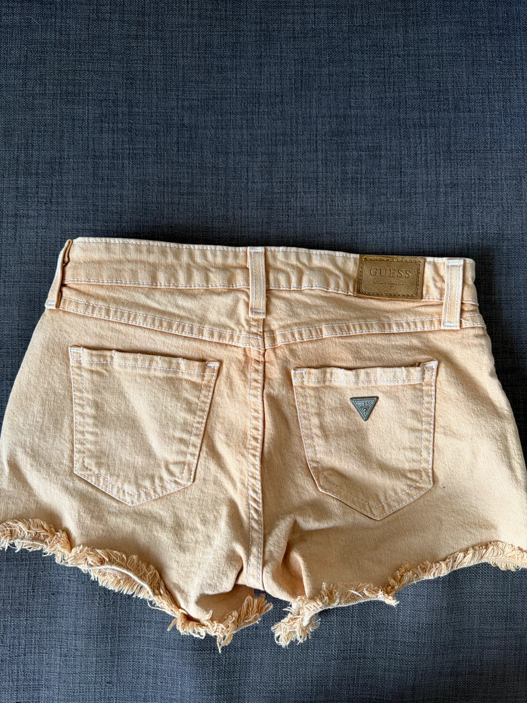 Guess Peach Denim Shorts Size 25 - photo 2