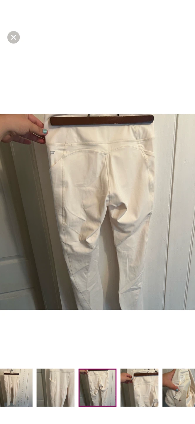 Fabletics Cream Leggings Size S - photo 3