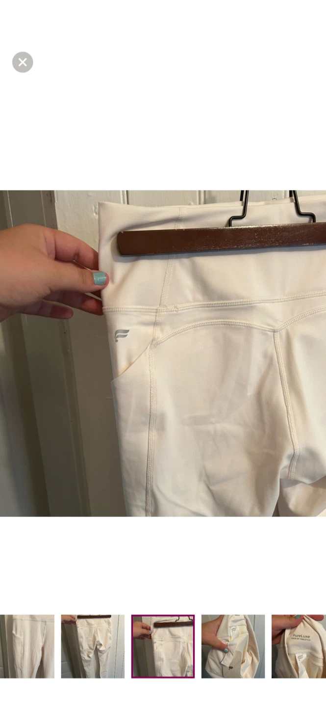Fabletics Cream Leggings Size S - photo 4