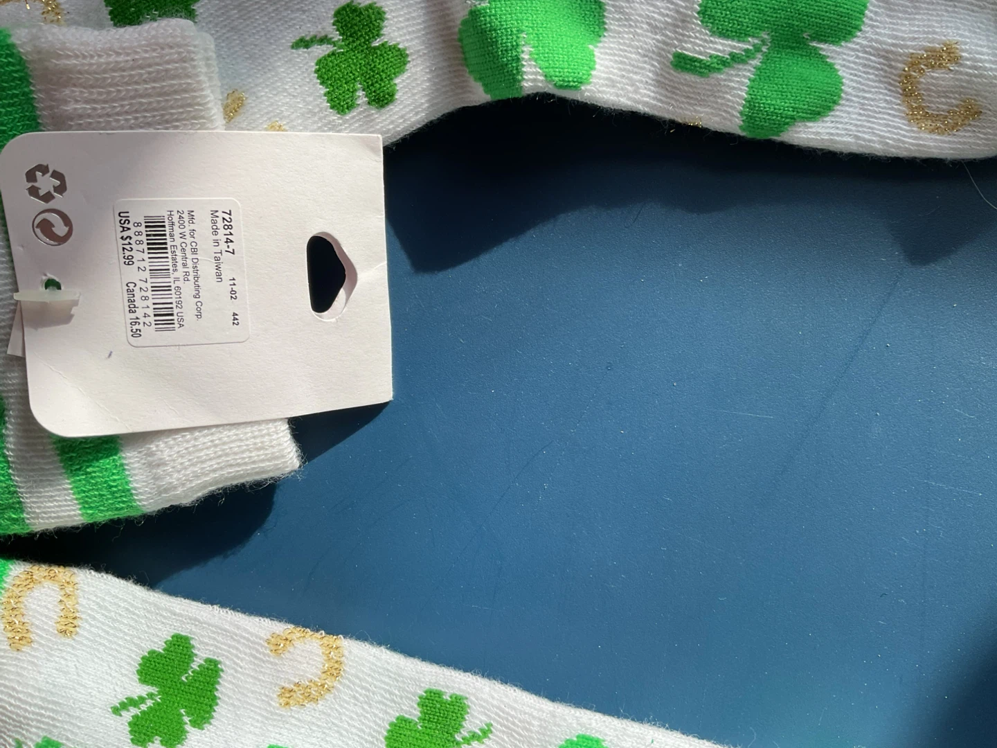 St. Patrick's Day Shamrock & Horseshoe Socks (2 Pairs) - photo 2