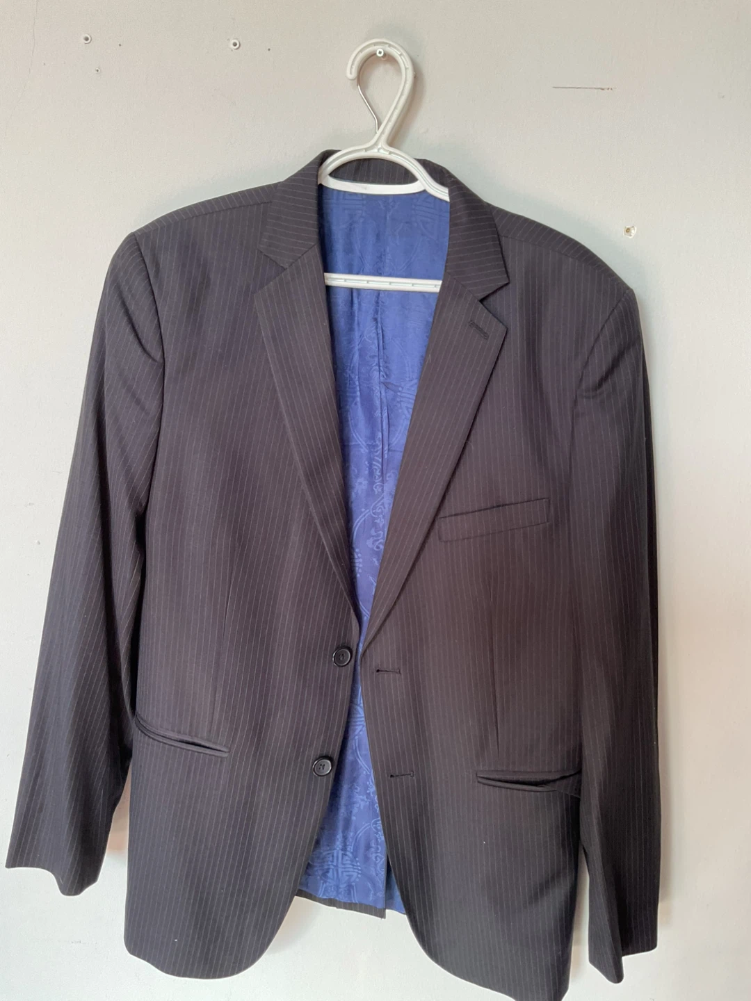 Men's Pinstripe Blazer