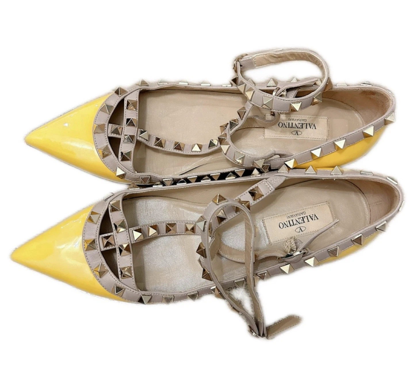 Valentino Rockstud Ballet Flats  -Size 37