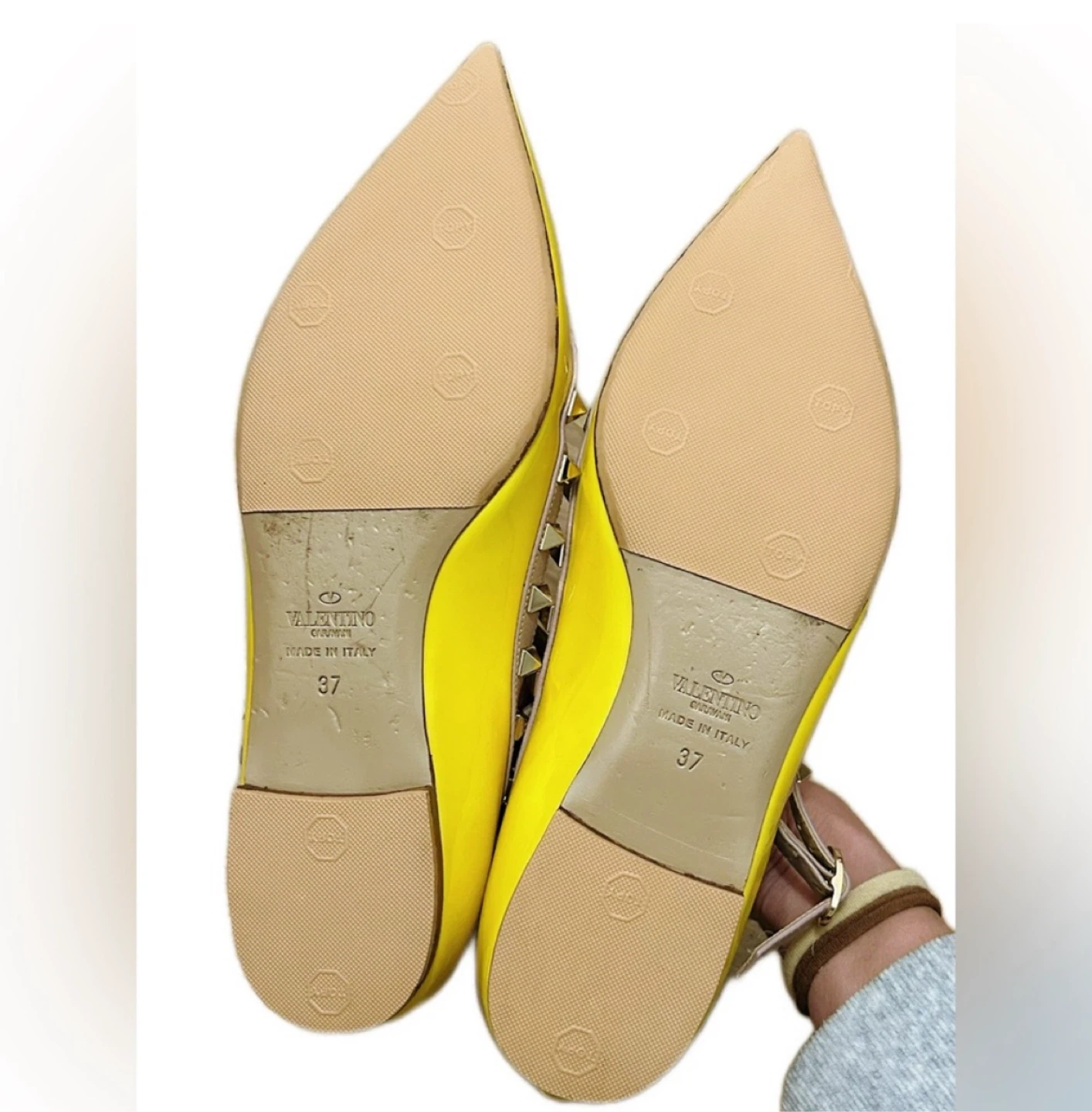 Valentino Rockstud Ballet Flats  -Size 37 - photo 3