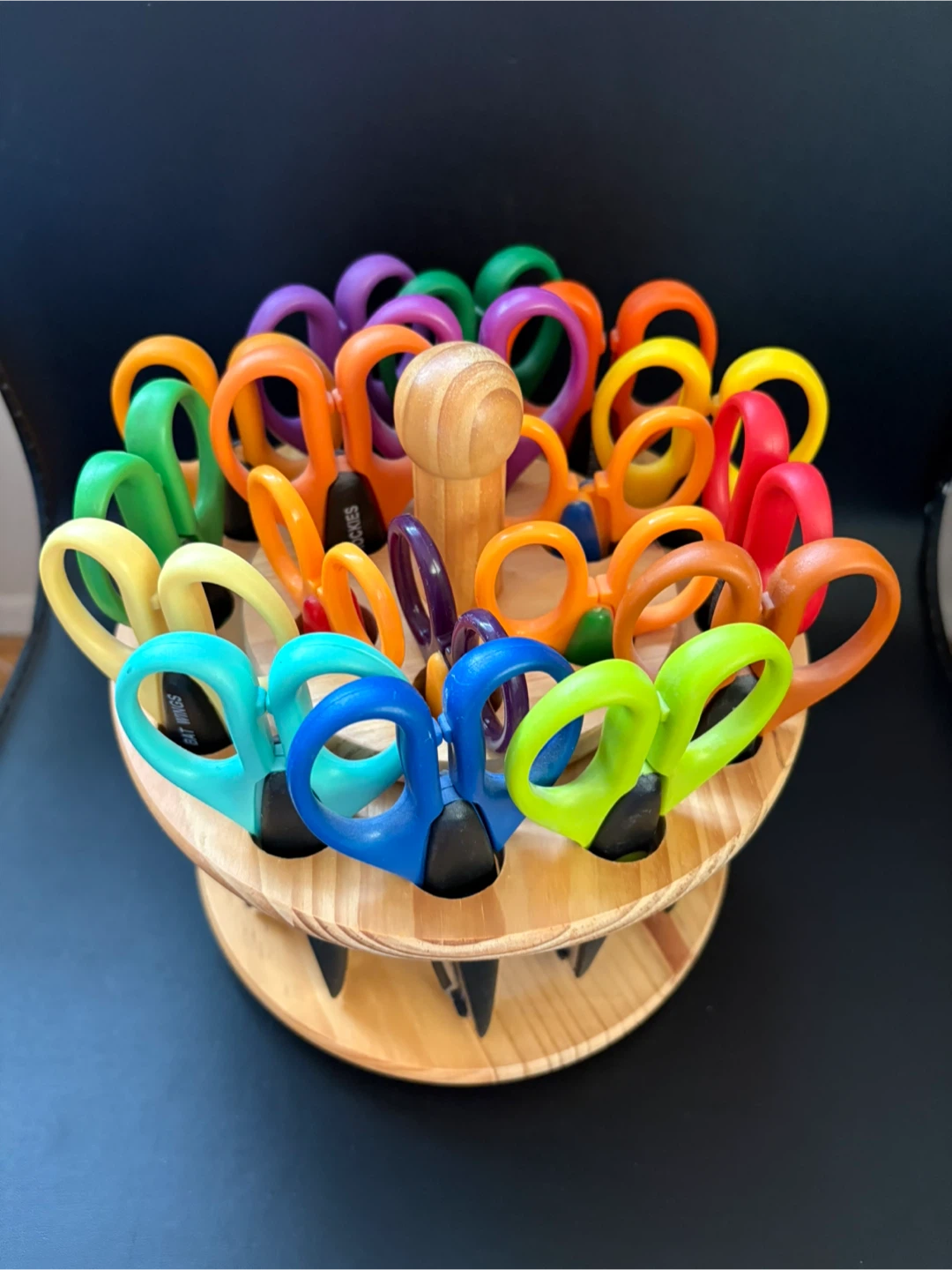 Westcott Kids Scissors Set with Rotating Stand