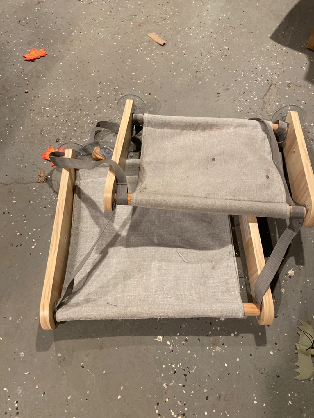 Wooden Cat Hammock with Suction Cups