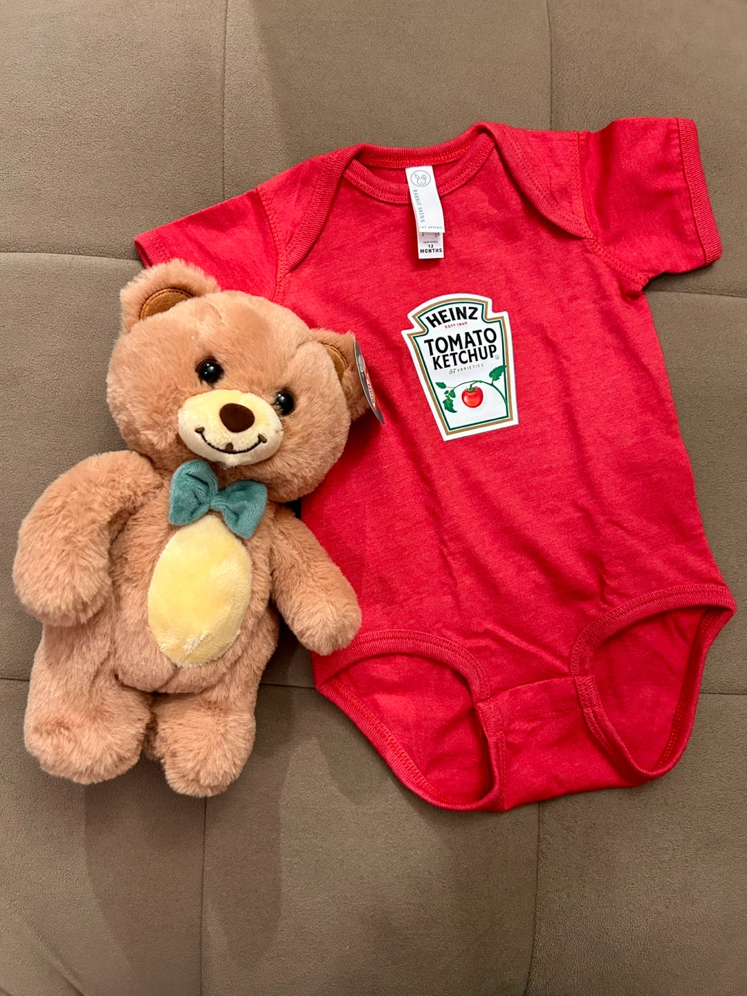 Heinz Tomato Ketchup Baby Onesie - 12 Months