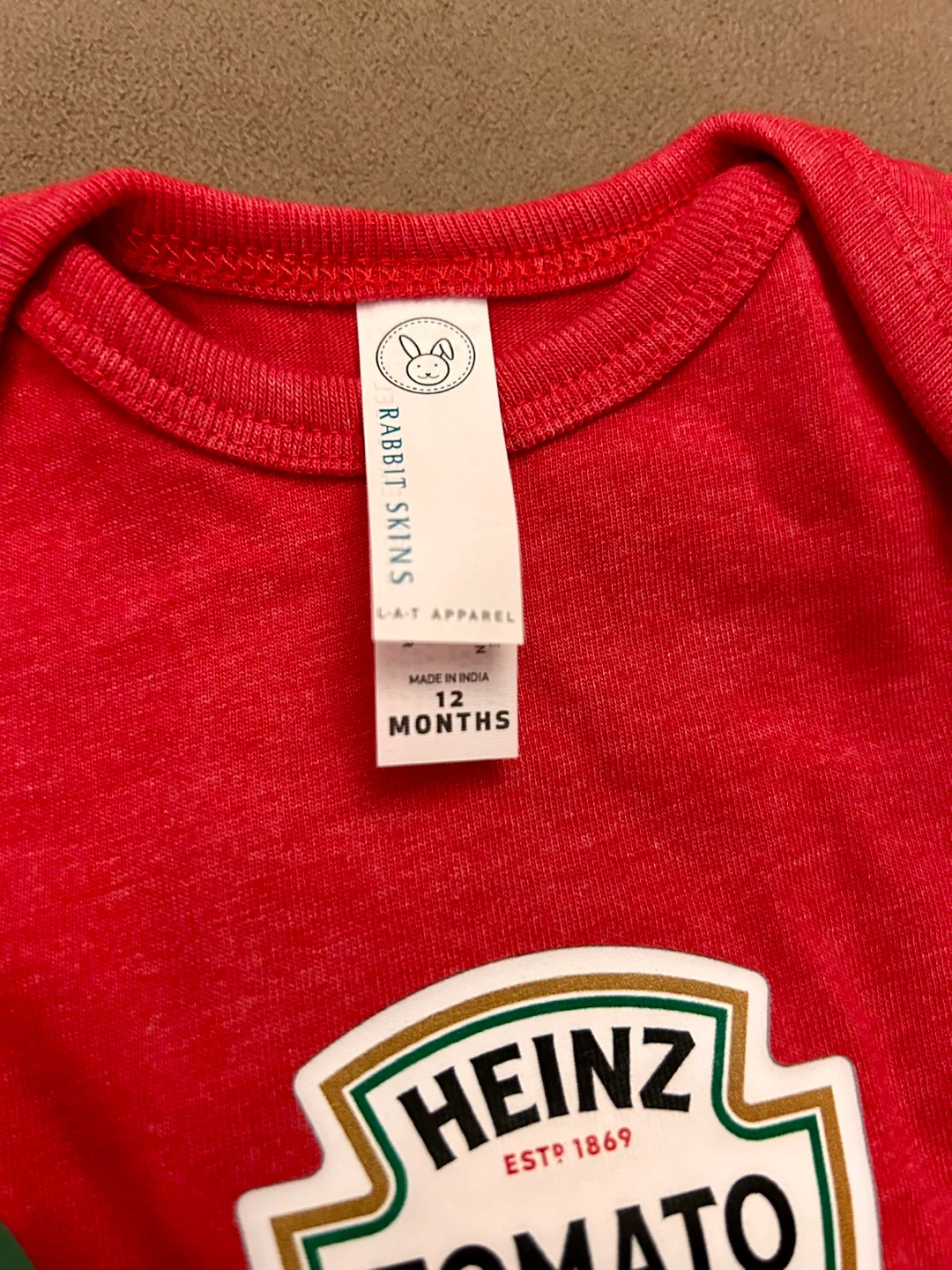 Heinz Tomato Ketchup Baby Onesie - 12 Months - photo 2