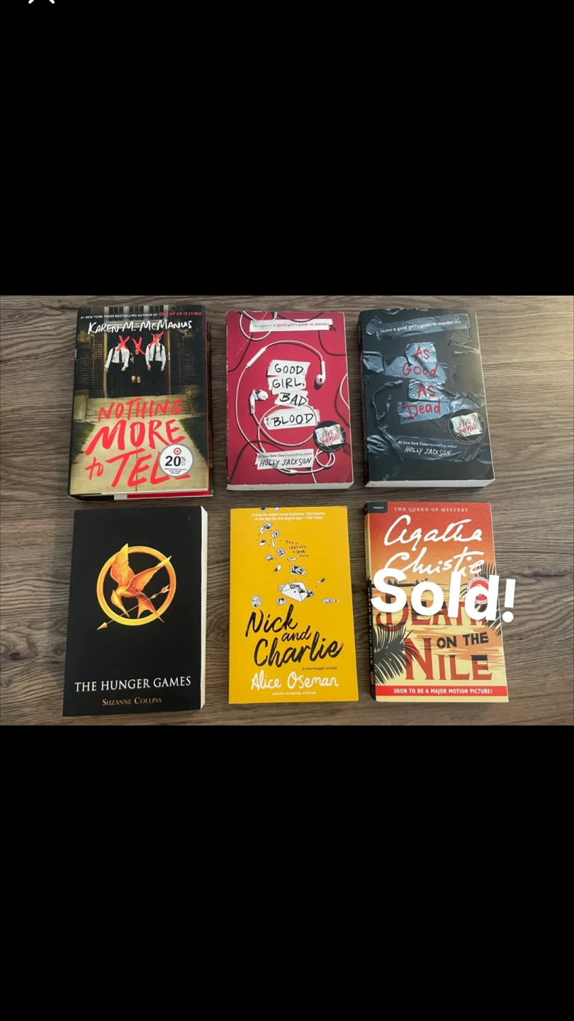 Books for sale (popular titles)