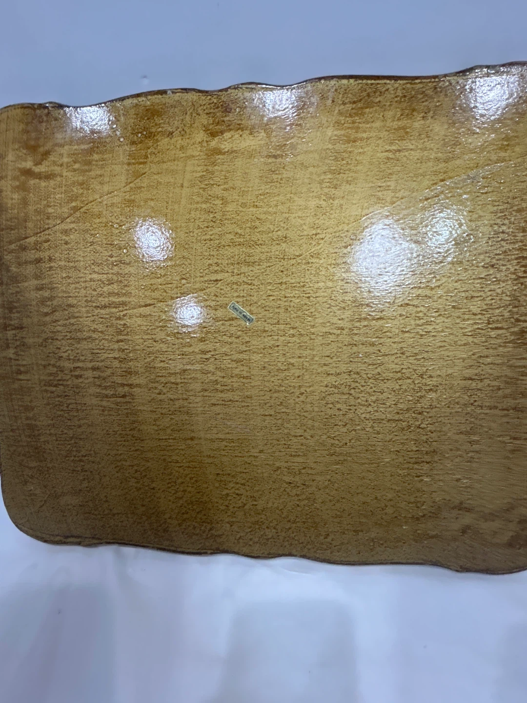 Vintage Italian Florentine gilded wood serving tray - photo 3