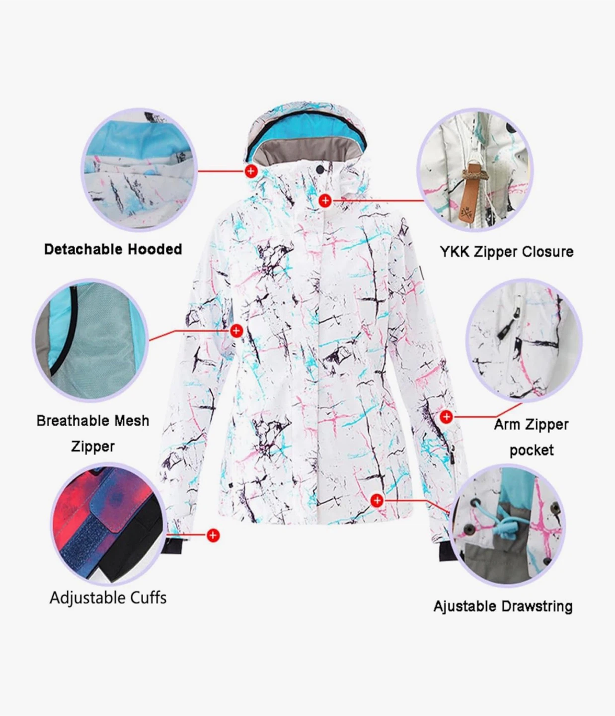 GSOU SNOW Women's Ski/Snowboarding Snowsuit, Size M - photo 4