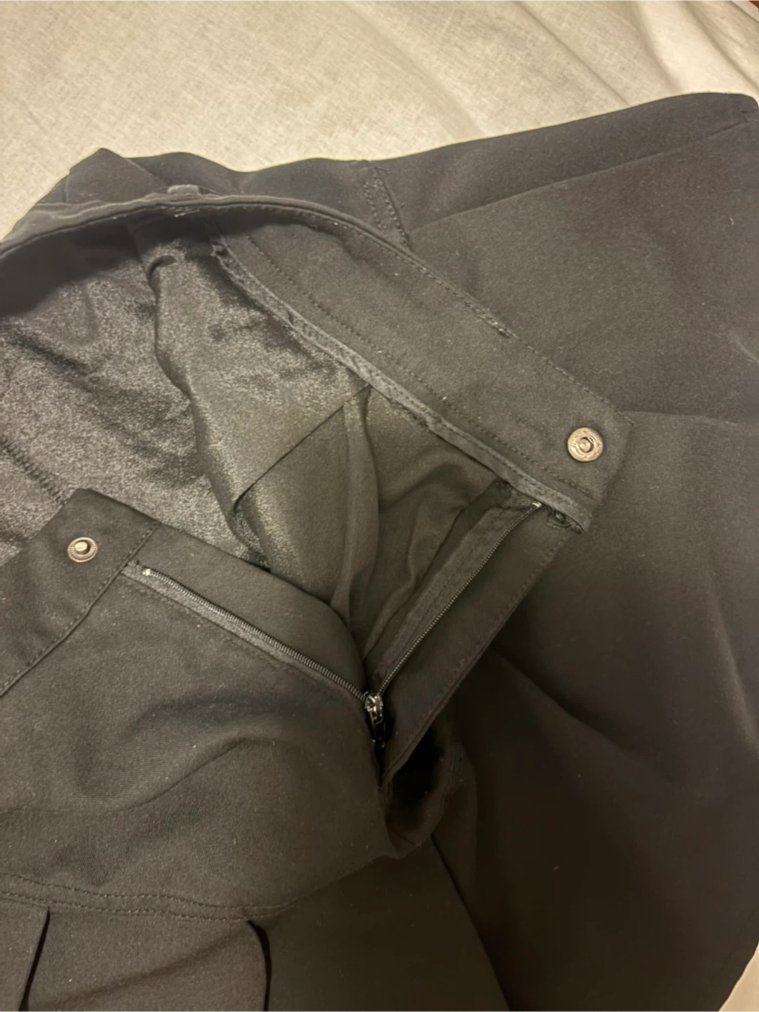 Black Pleated Skirt with Shorts Under - photo 4