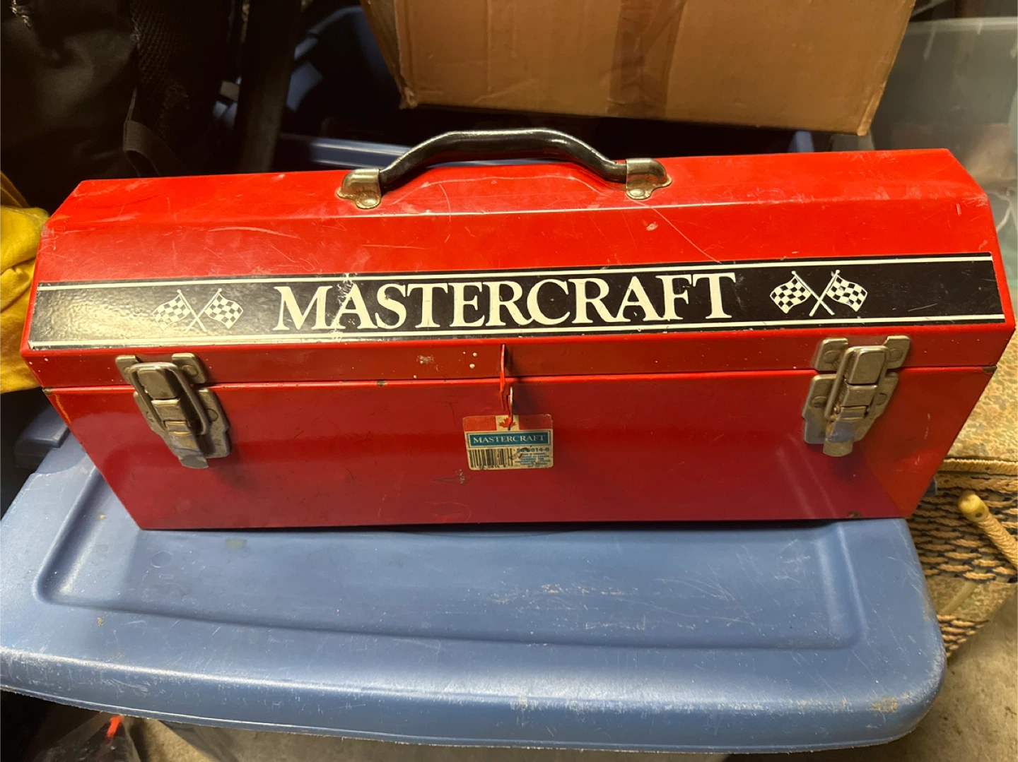 MASTERCRAFT Red Metal Toolbox