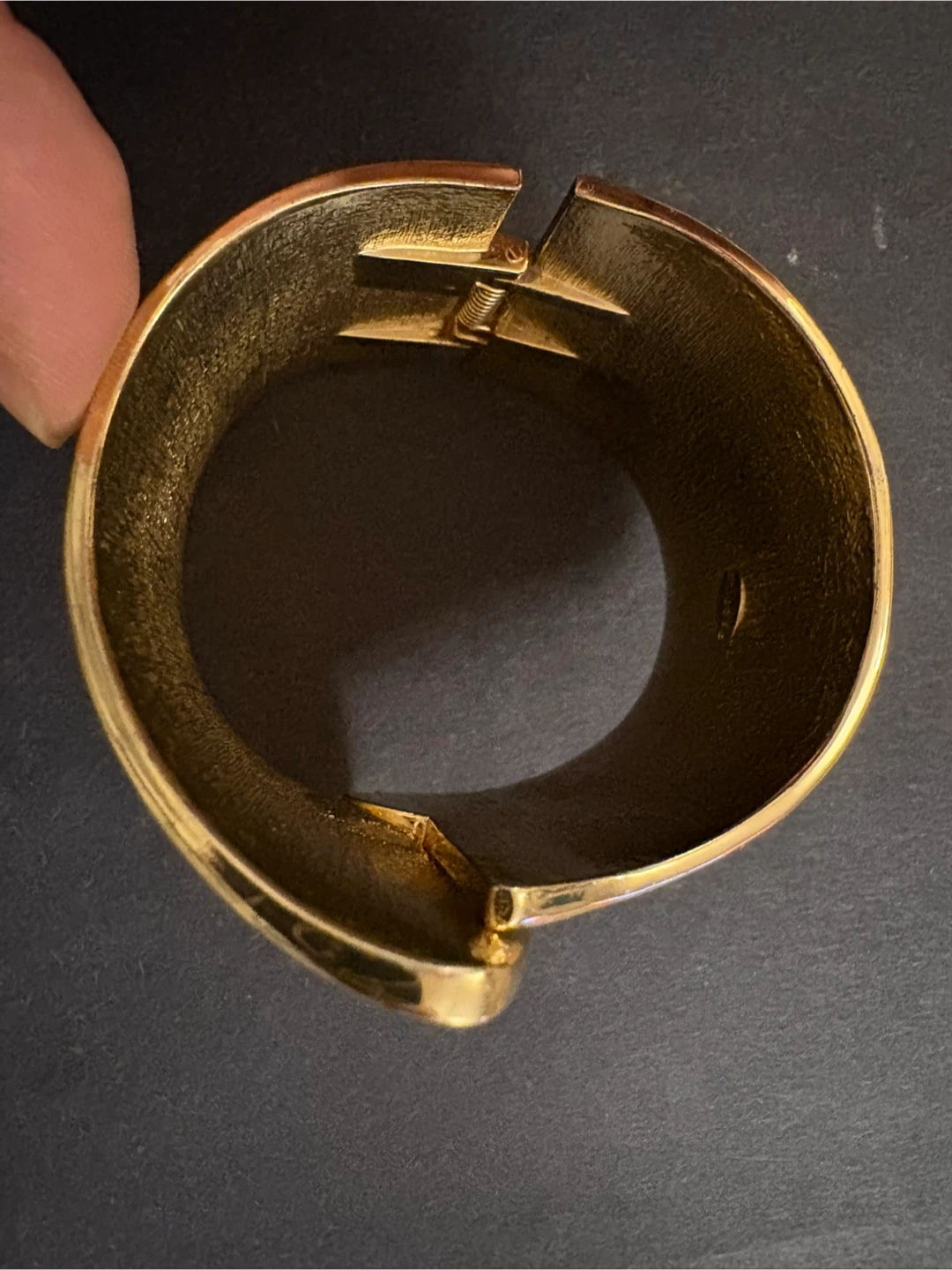 Chico's Gold Tone Wide Cuff Bracelet - photo 3