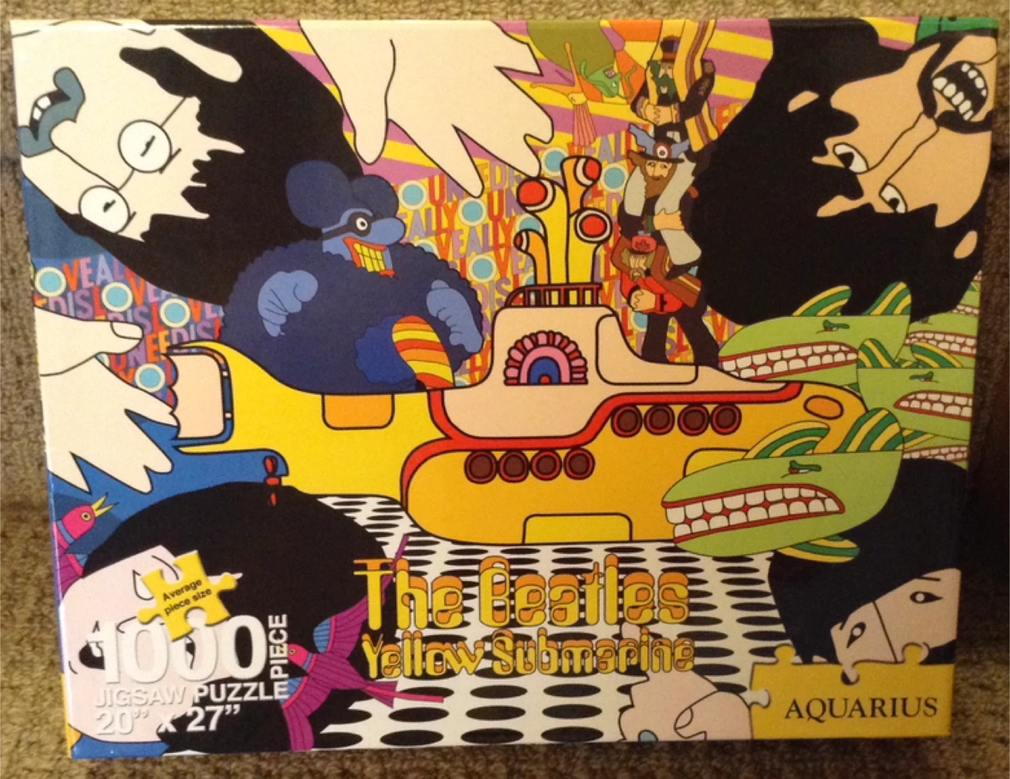 The Beatles Yellow Submarine 1000 Piece Jigsaw Puzzle