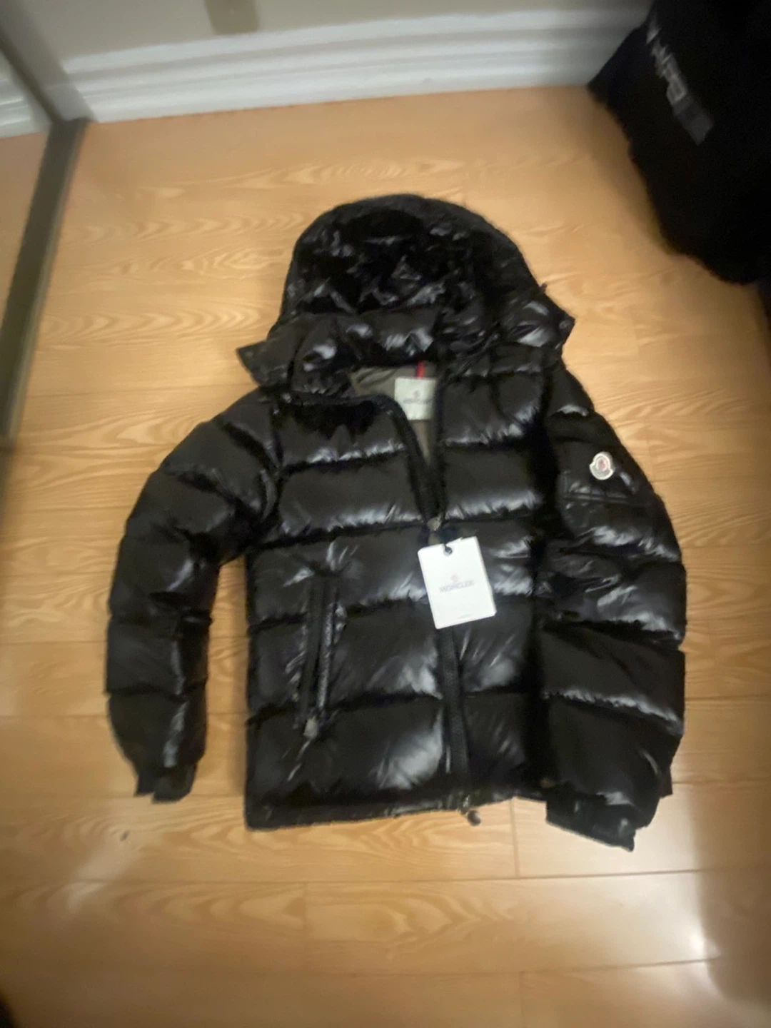 Moncler Black Puffer Jacket - photo 3