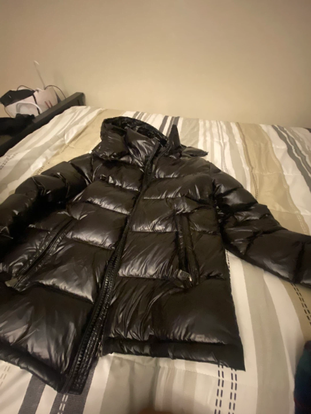 Moncler Black Puffer Jacket - photo 4