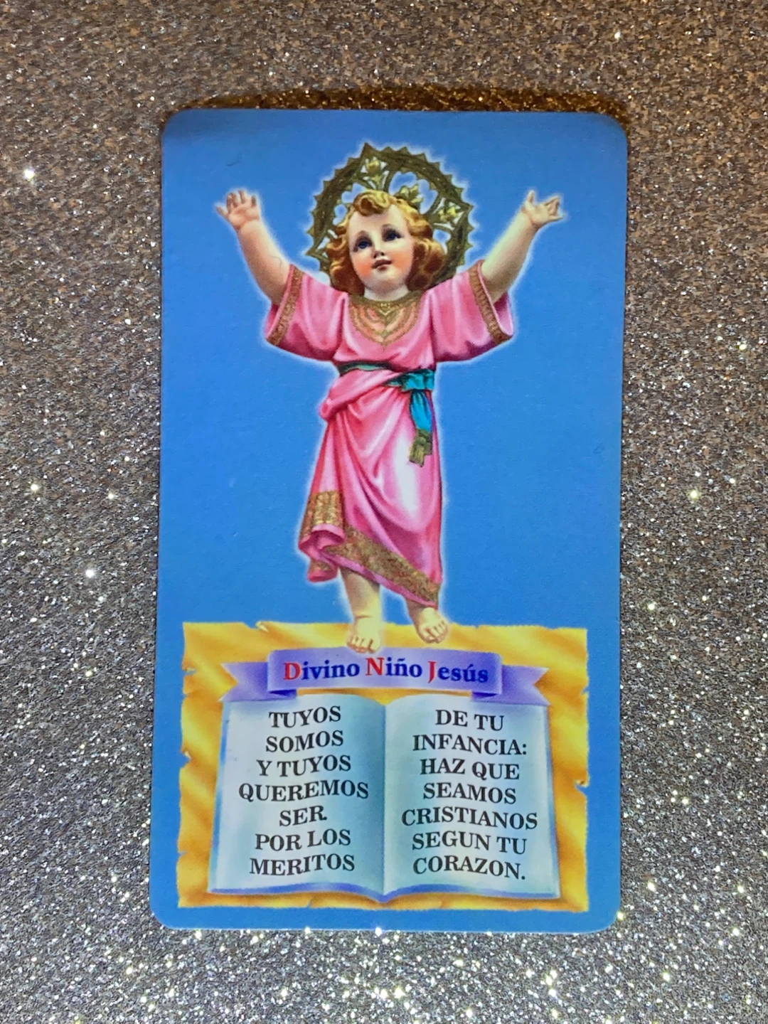 Divino Niño Jesus Prayer Card