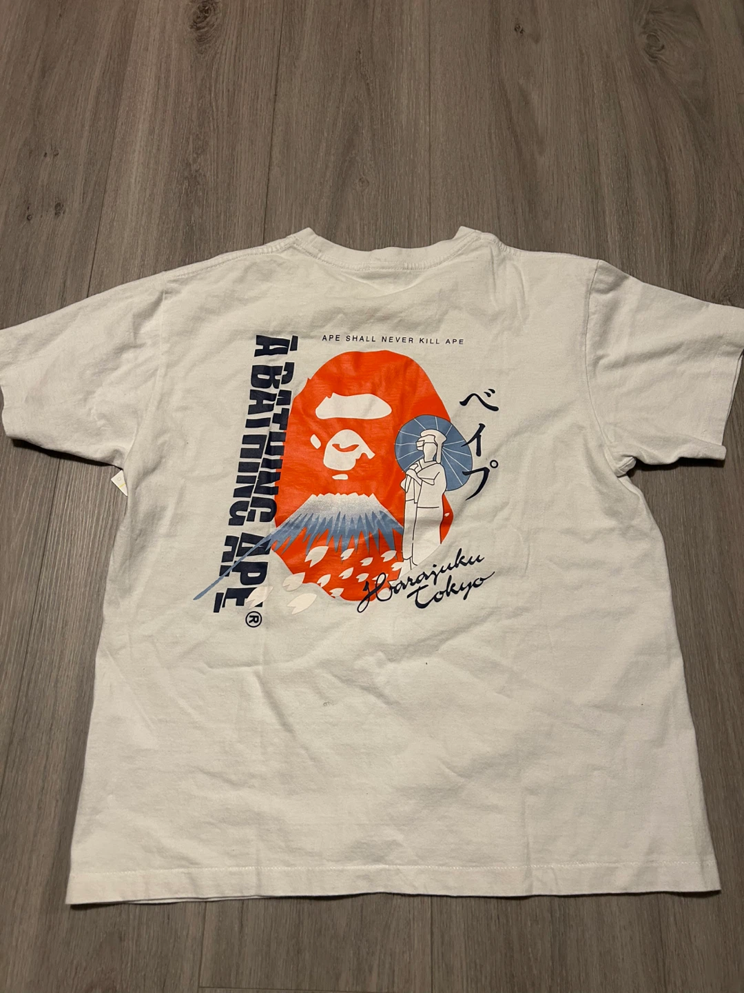 A Bathing Ape (BAPE) Graphic T-Shirt - White - Medium - photo 3